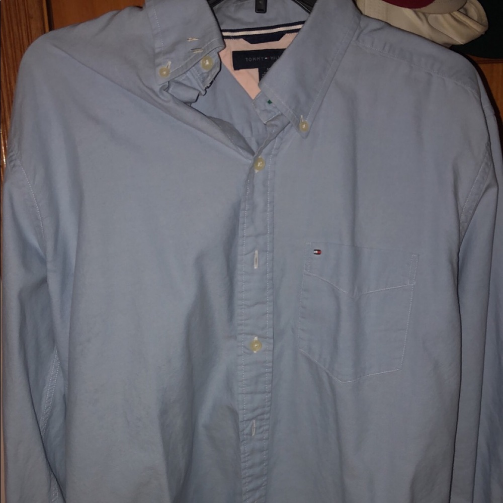 Tommy Hilfiger button down shirt.